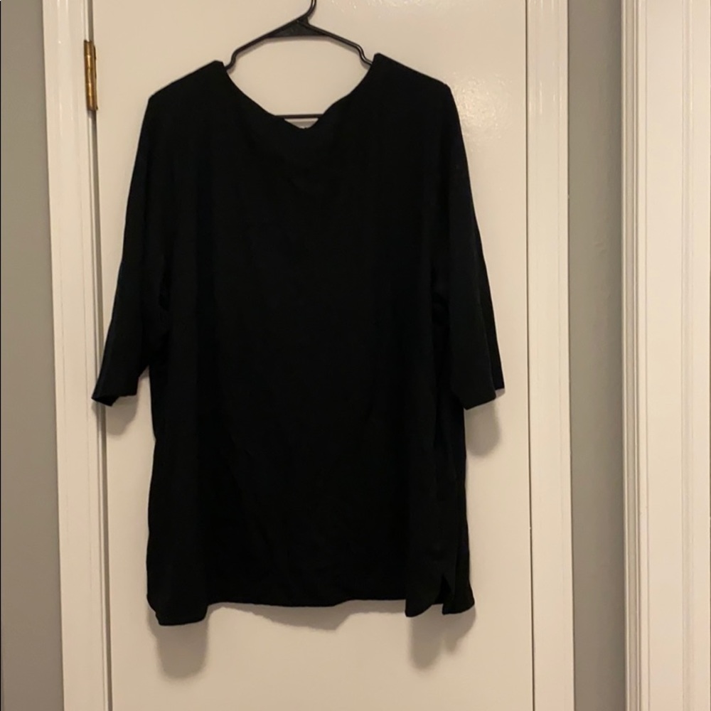 J Jill “Pante” Black Tee 4XL